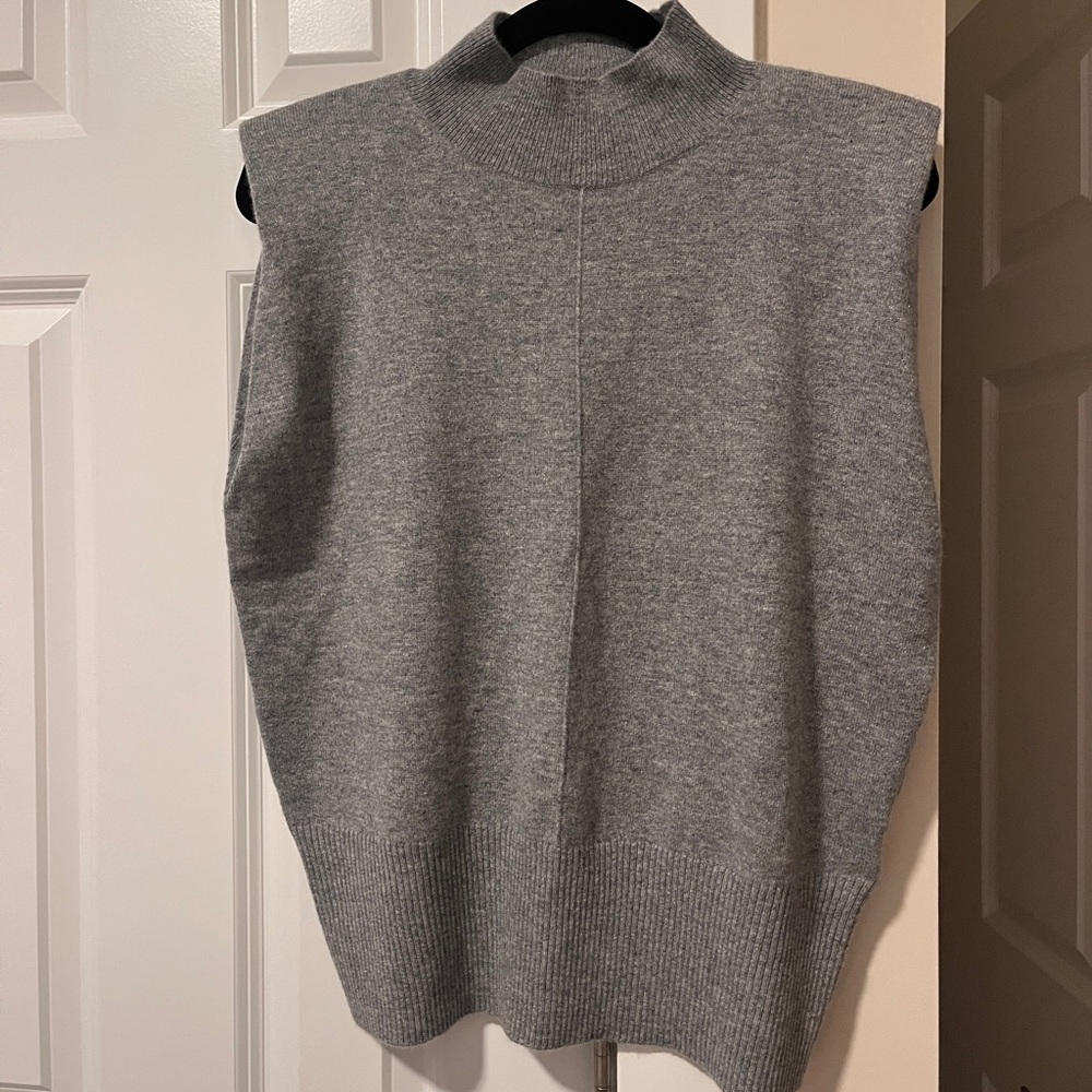 Banana Republic Cashmere Sleeveless Turtleneck Sweater